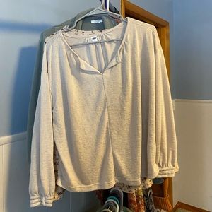 Long sleeve Tan Top